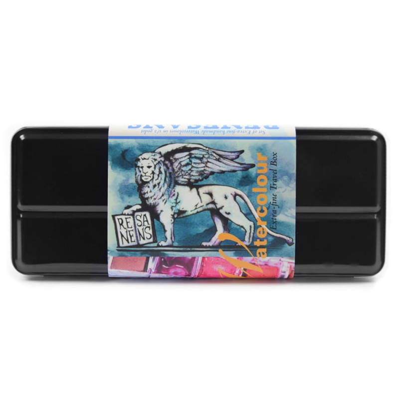 Zestaw akwareli Renesans metalowa kaseta 24 szt