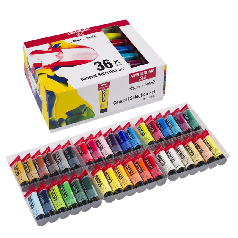 Zestaw farb akrylowych Amsterdam Royal Talens 36x20 ml