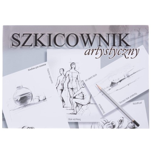 Szkicownik artystyczny Kreska - A4, 120 g, 100 ark.