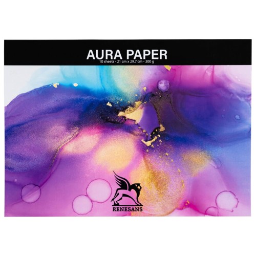 Blok do tuszy alkoholowych Renesans Aura - A4, 300 g, 10 ark.