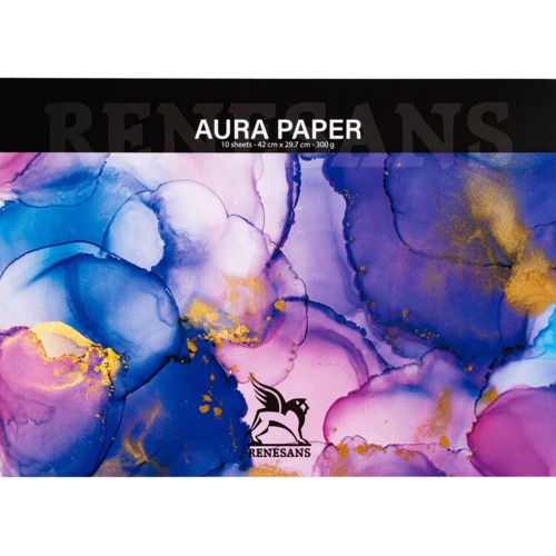 Blok do tuszy alkoholowych Renesans Aura - A3, 300 g, 10 ark.