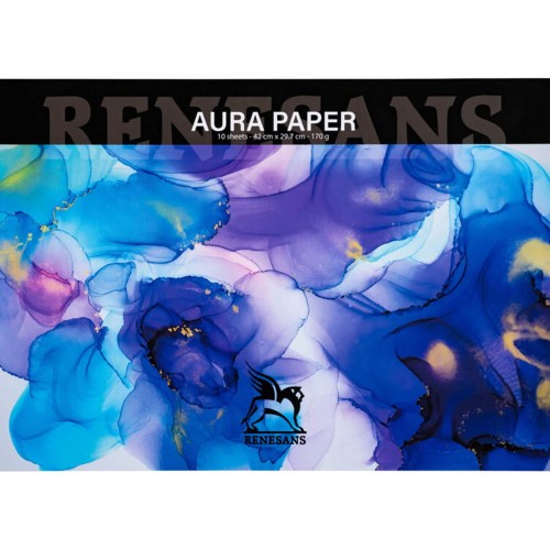 Blok do tuszy alkoholowych Renesans Aura - A3, 170 g, 10 ark.