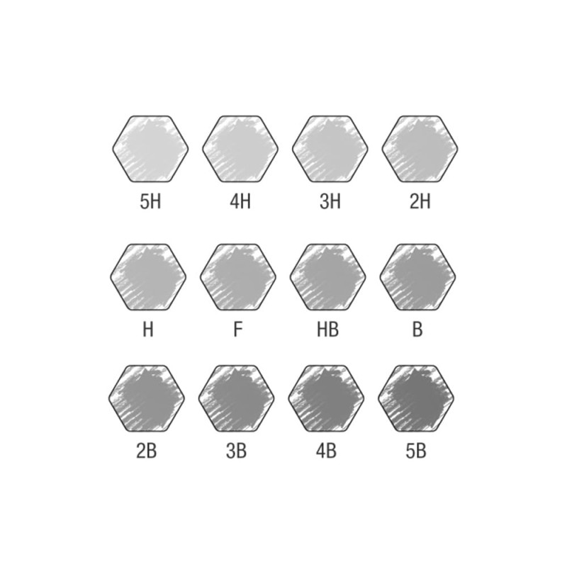 Zestaw ołówków 9000 Faber-Castell Design Set - 12 szt