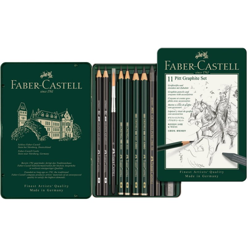 Zestaw ołówków Pitt Graphite Set - 11 szt.