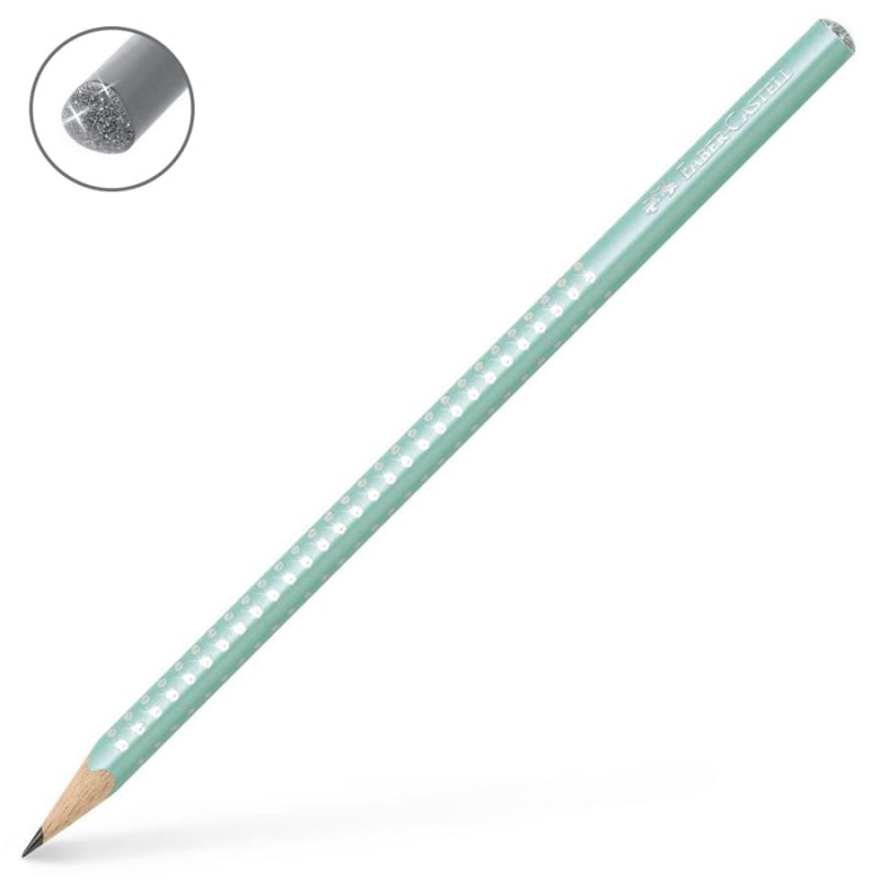 Ołówek Faber-Castell Sparkle Pearly - Miętowy