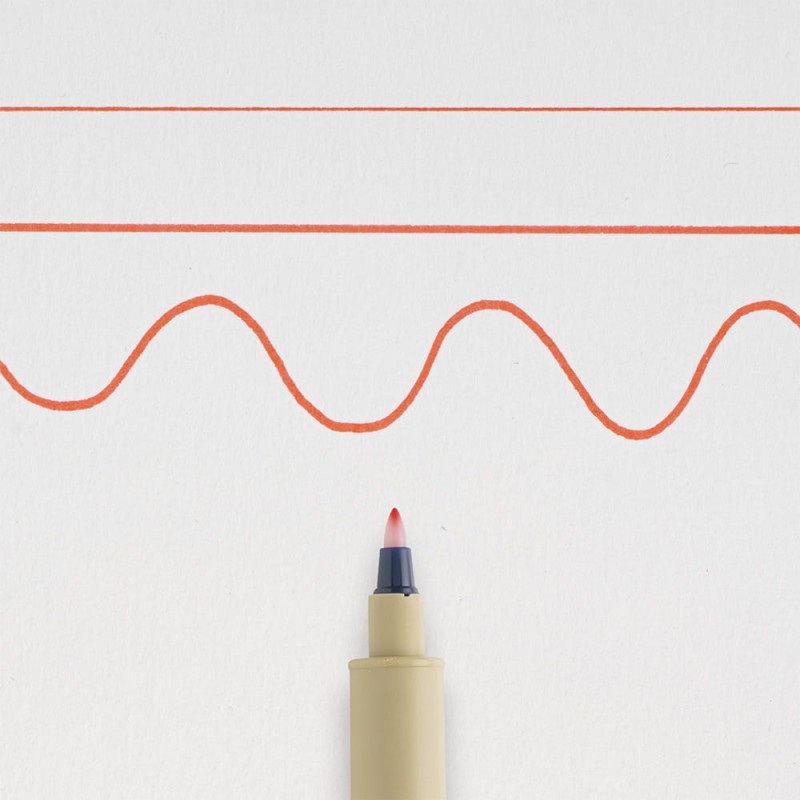 Pisak Pigma Micron PN 0,4-0,5 mm czerwony