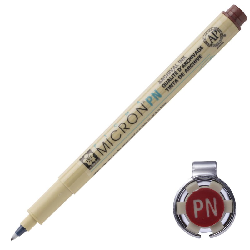 Pisak Pigma Micron PN 0,4-0,5 mm burgundowy