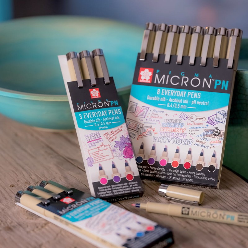 Cienkopisy Pigma Micron PN Everyday Pens Sakura 8 szt