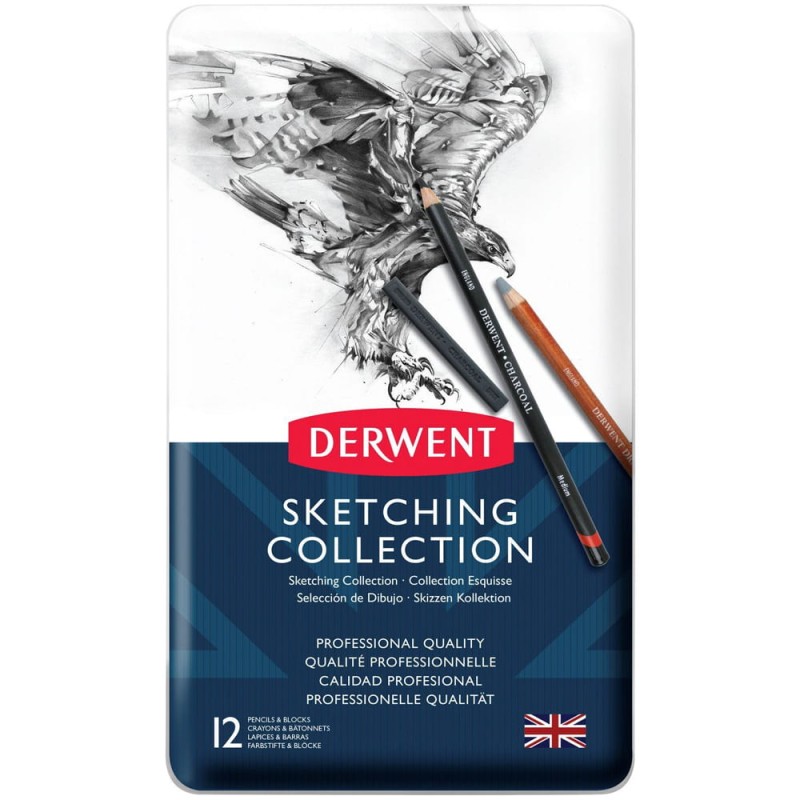 Zestaw do szkicu Derwent Sketching Collection - 12 elementów, mix