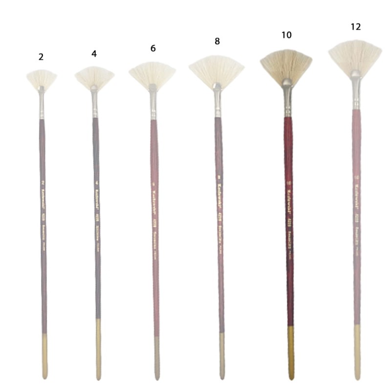 Pędzel Kozłowski szczecina seria 4228 - 10 - wachlarzowy