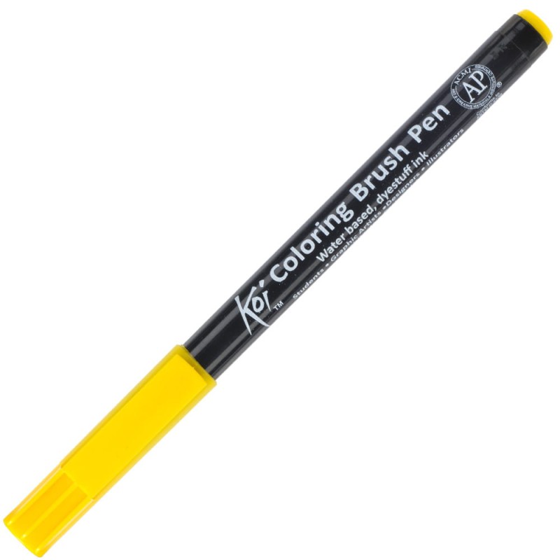 Pisak Koi Coloring Brush Pen Sakura - 3 Yellow