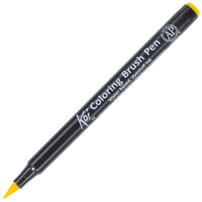 Pisak Koi Coloring Brush Pen Sakura - 3 Yellow