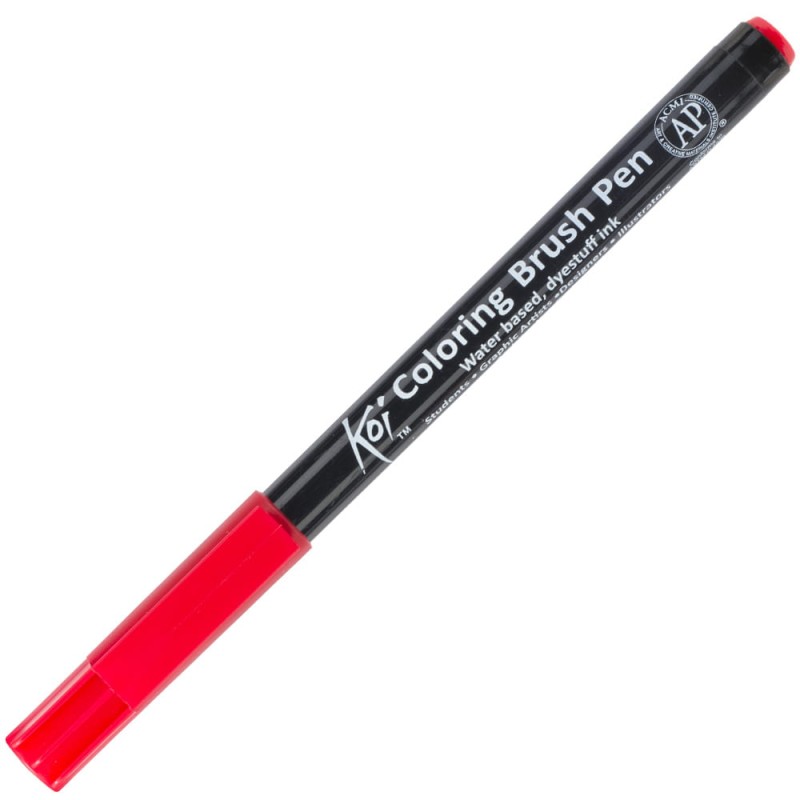 Pisak Koi Coloring Brush Pen Sakura - 18 Vermilion