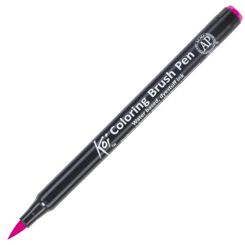 Pisak Koi Coloring Brush Pen Sakura - 221 Rose Red