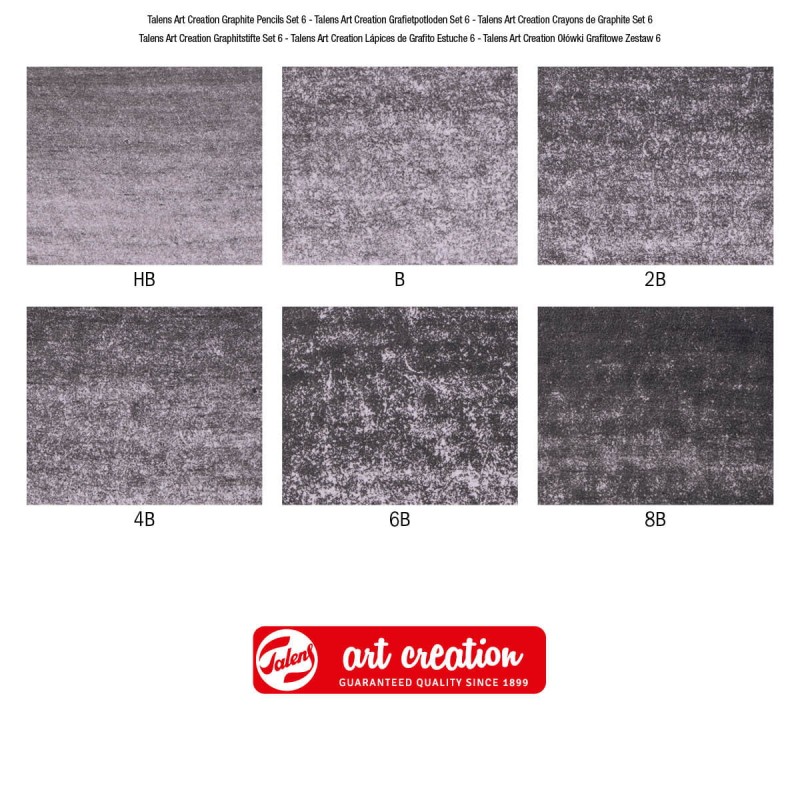 Zestaw ołówków Art Creation Graphite Pencils - 12 szt.