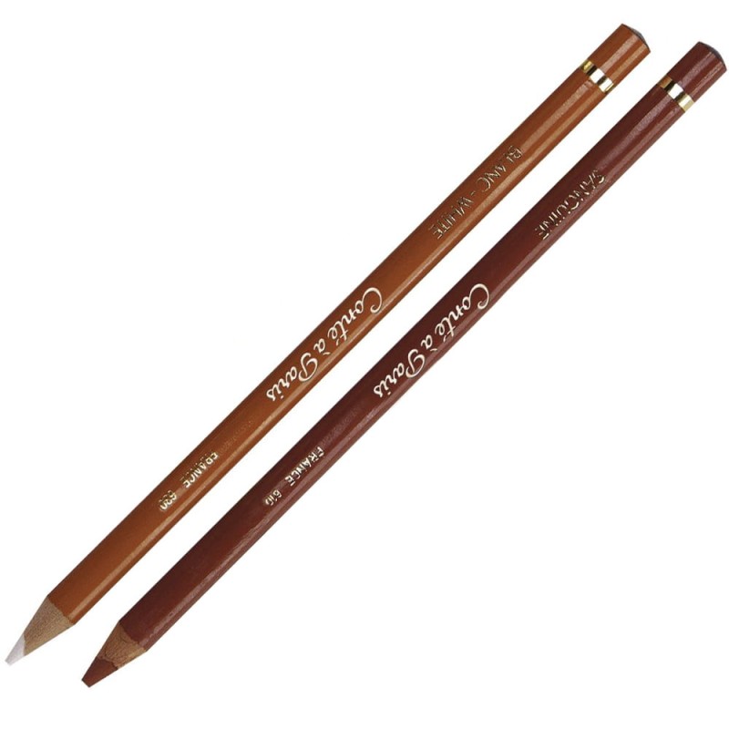 Zestaw ołówków, sepii i sangwin Conté à Paris Sanguine - 2 szt.