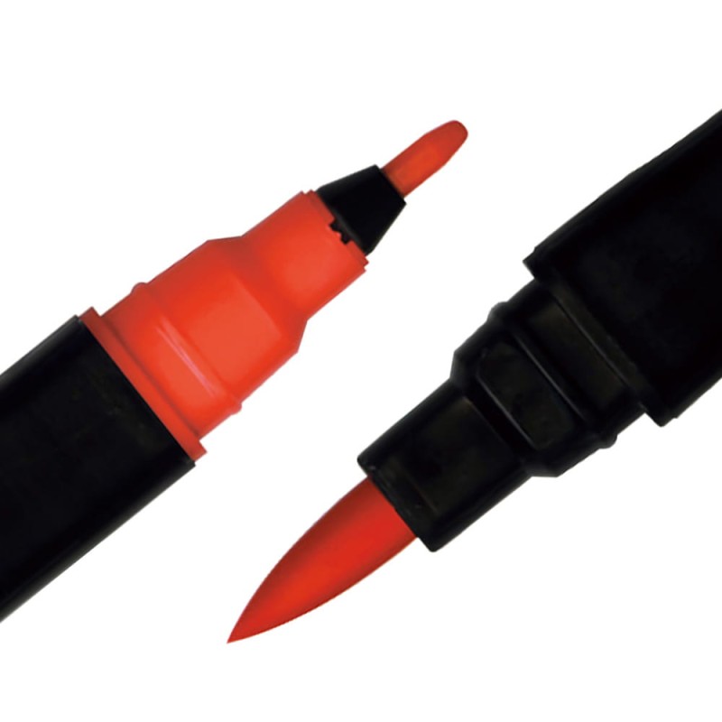 Pisak ZIG Art &amp; Graphic Twin Kuretake - 002 Red