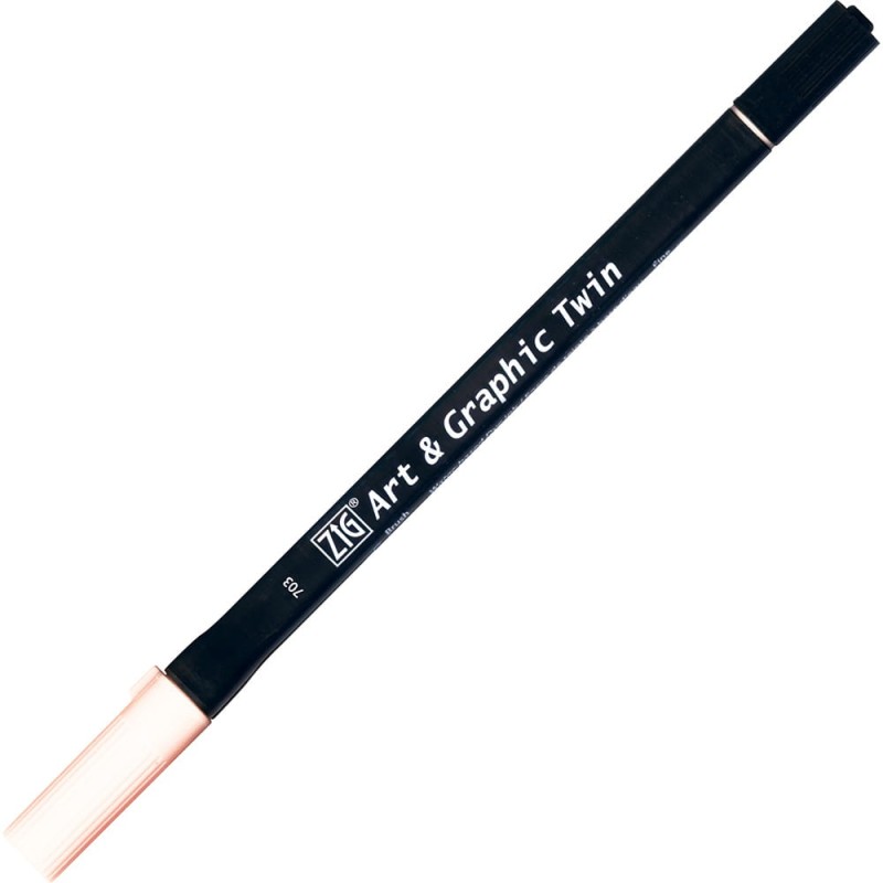 Pisak ZIG Art &amp; Graphic Twin Kuretake - 703 Blush