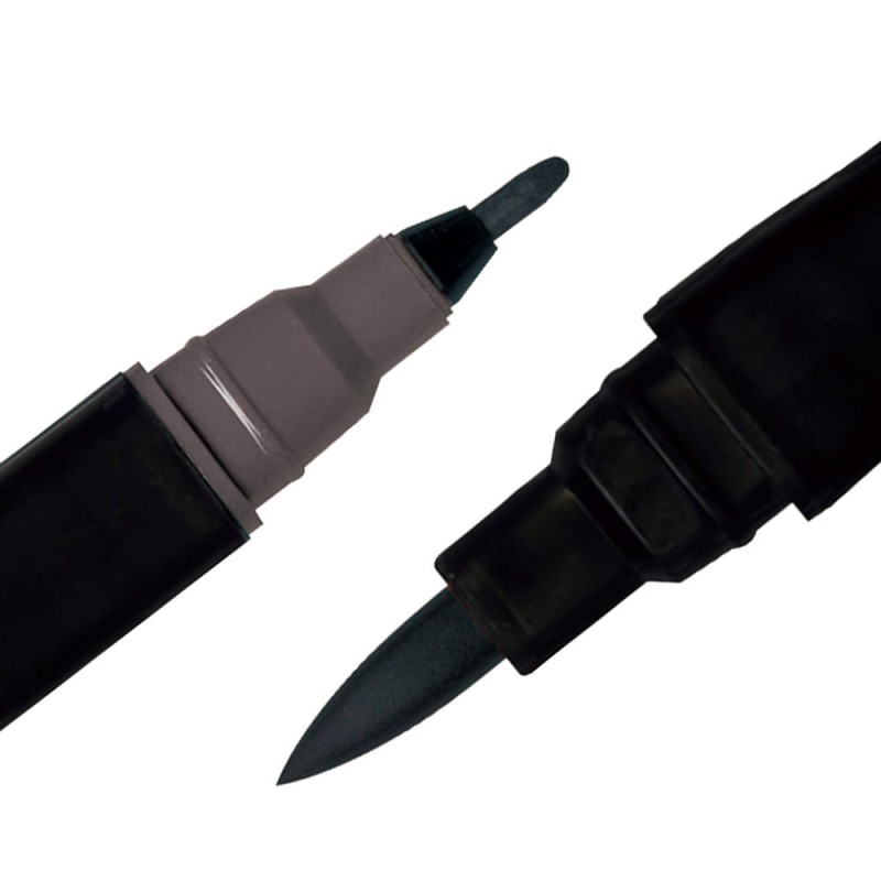 Pisak ZIG Art &amp; Graphic Twin Kuretake - 008 Grey