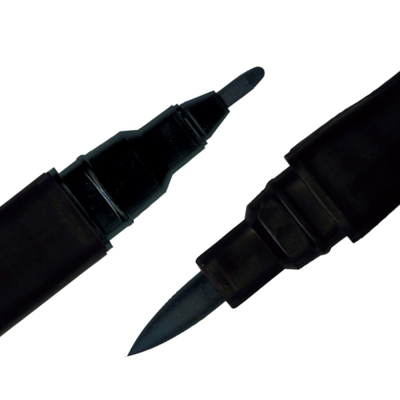 Pisak ZIG Art &amp; Graphic Twin Kuretake - 009 Black