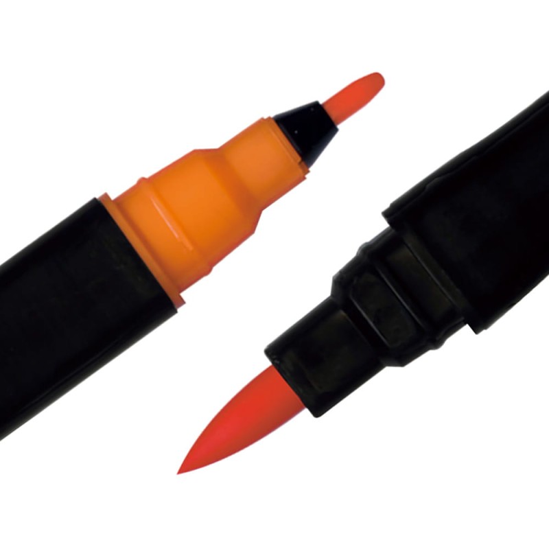 Pisak ZIG Art &amp; Graphic Twin Kuretake - 024 Scarlet Red