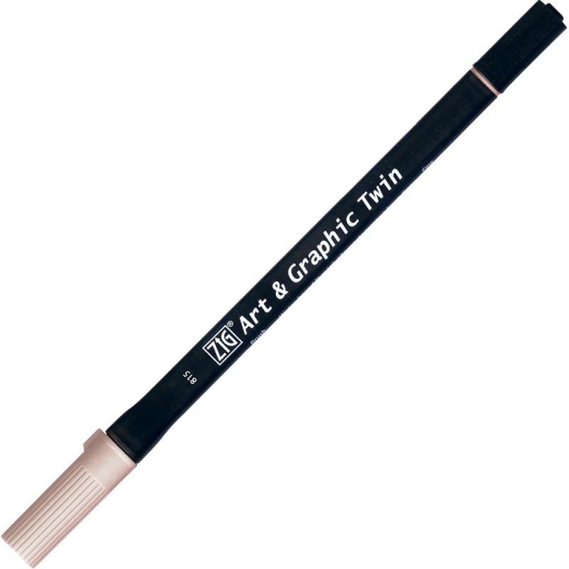 Pisak ZIG Art &amp; Graphic Twin Kuretake - 815 Warm Grey 9