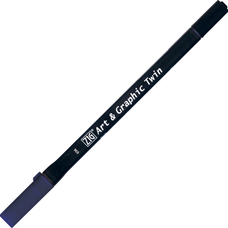 Pisak ZIG Art &amp; Graphic Twin Kuretake - 036 Deep Blue