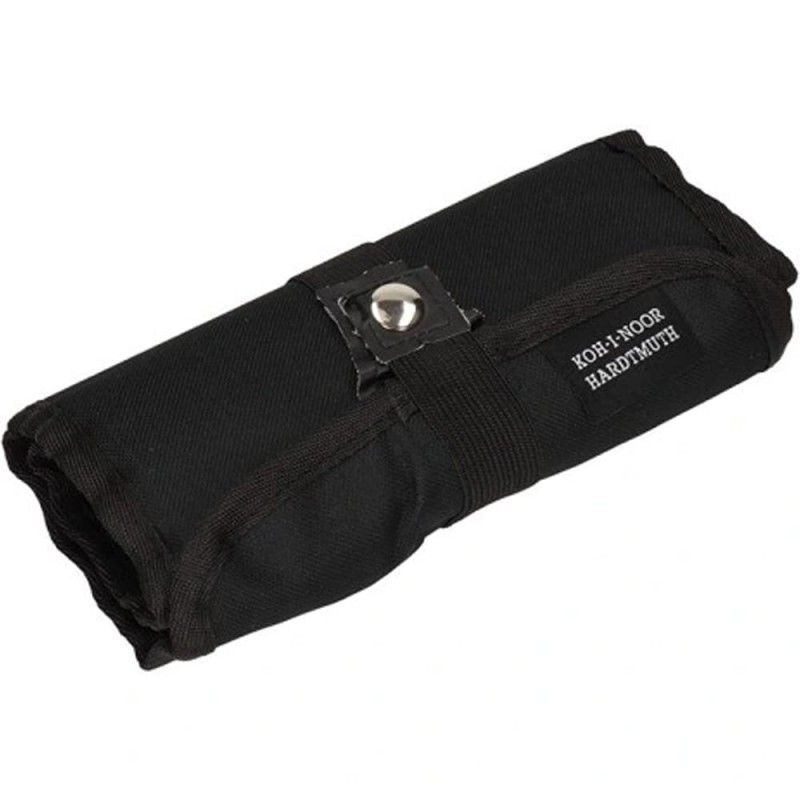 Zestaw artystyczny w zwijanym piórniku Koh-I-Noor 8891/6 - 39 elementów