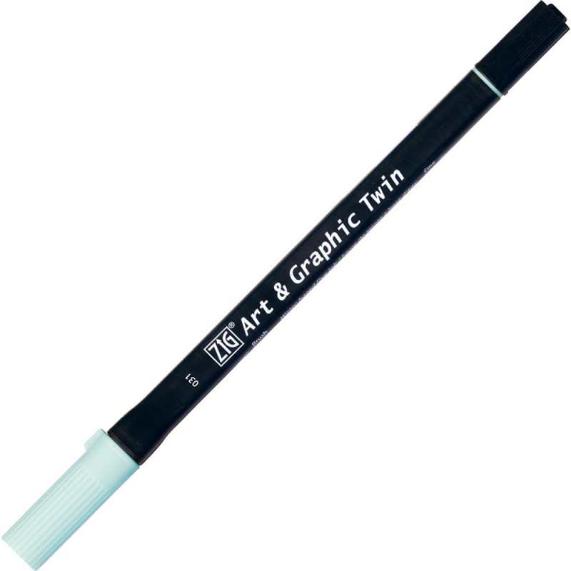Pisak ZIG Art &amp; Graphic Twin Kuretake - 031 Light Blue