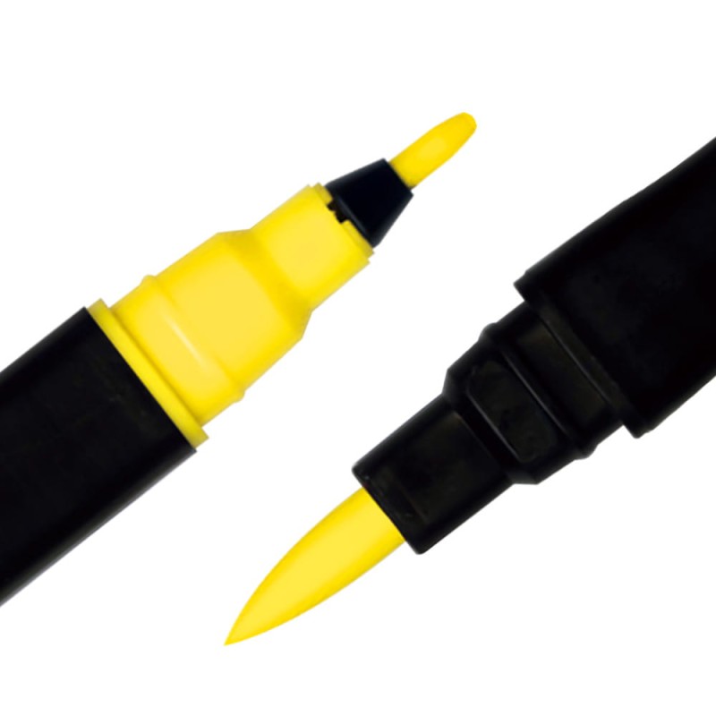 Pisak ZIG Art &amp; Graphic Twin Kuretake - 010 Lemon Yellow