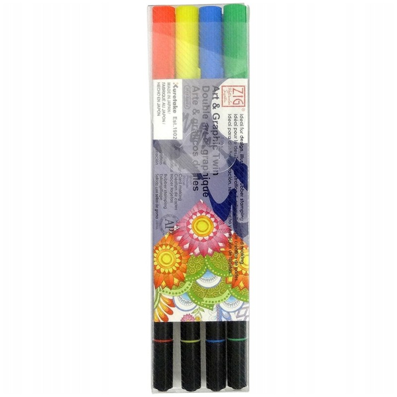 Zestaw ZIG Art &amp; Graphic Twin CORE 4 szt