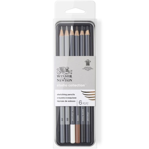 Zestaw szkicowy Winsor & Newton Sketching Mix Studio Collection 6 szt. 