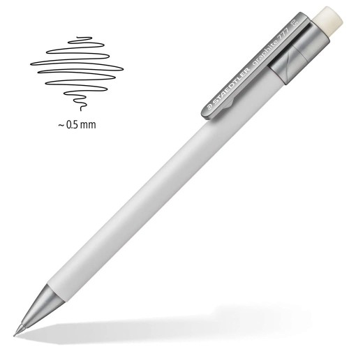Ołówek automatyczny Staedtler Graphite 777 Pastel - 0.5 mm, szary