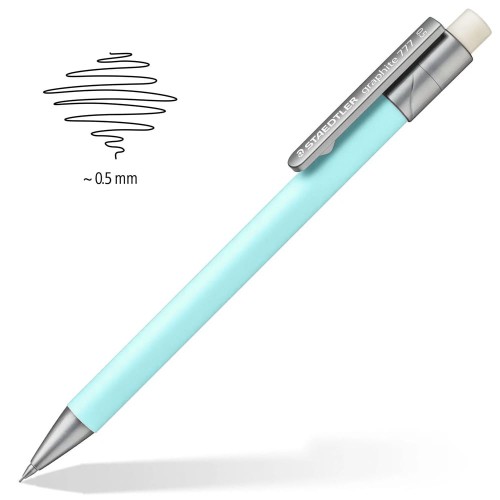Ołówek automatyczny Staedtler Graphite 777 Pastel - 0.5 mm, turkusowy