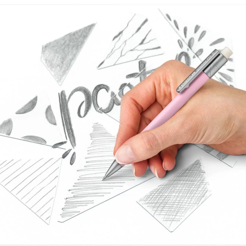 Ołówek automatyczny Staedtler Graphite 777 Pastel - 0.5 mm, różowy
