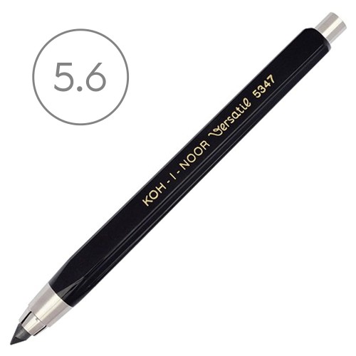 Ołówek automatyczny Kubuś Koh-I-Noor - 5.6 mm, czarny 
