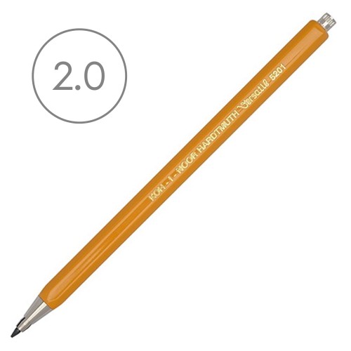 Ołówek automatyczny Koh-I-Noor Versatil 5201 - 2 mm + temperówka