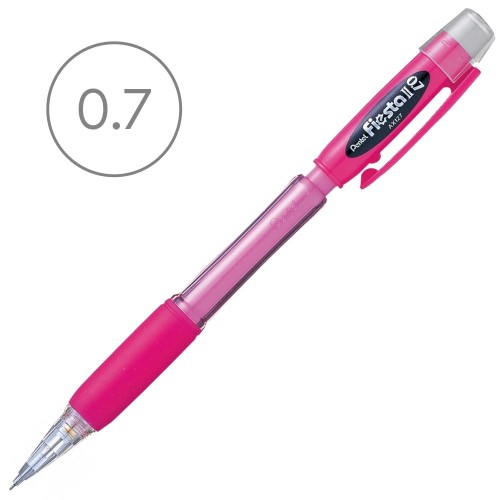 Ołówek automatyczny Pentel Fiesta II - 0.7 mm, różowy