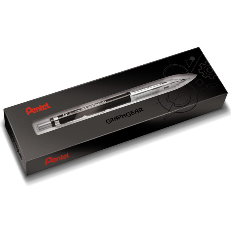 Ołówek automatyczny Pentel GraphGear 300 - 0.5 mm, czarny