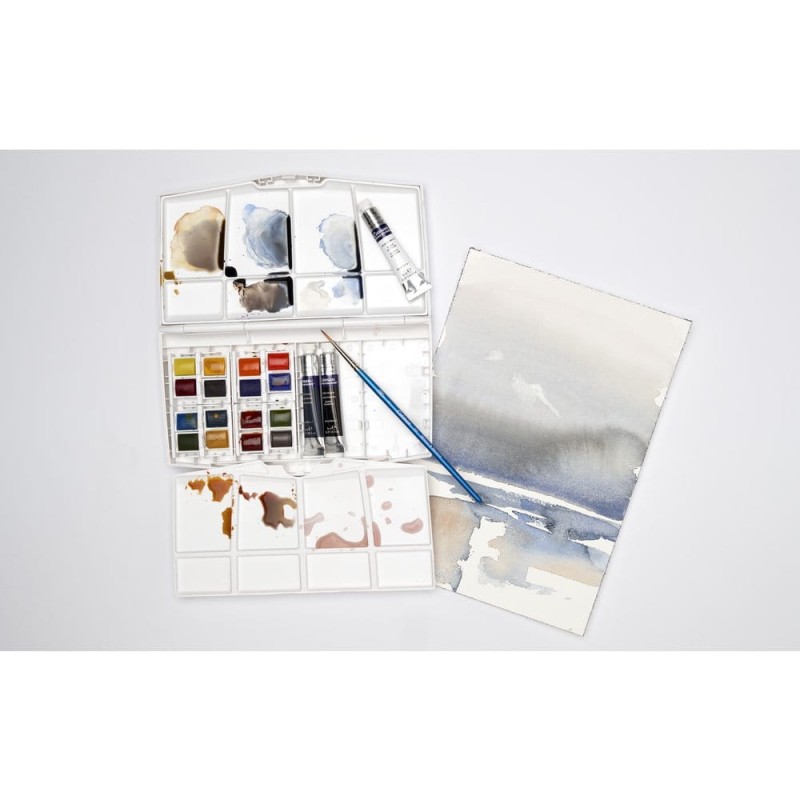 Cotman  Watercolour Mixed Travel Set 0390375  20 elemontów