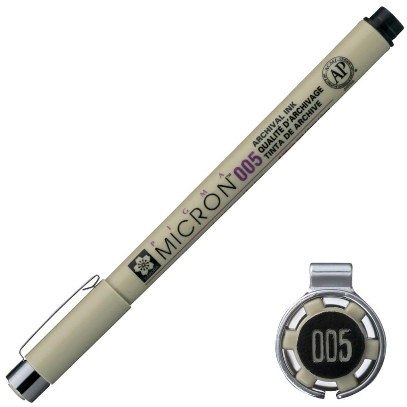 Cienkopis Pigma Micron Sakura 005 - 0,20 mm czarny