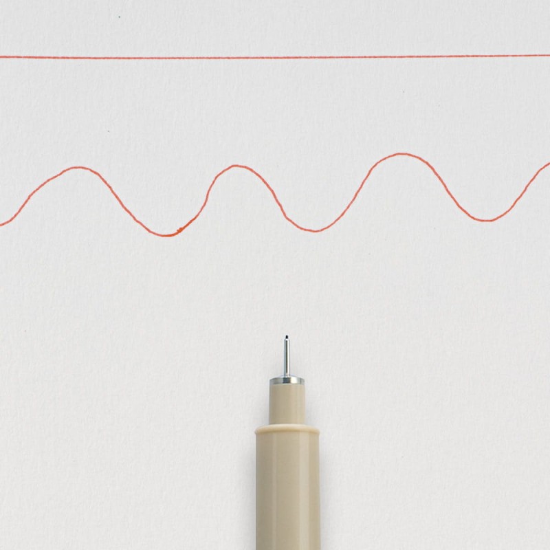 Cienkopis Pigma Micron Sakura 005 - 0,20 mm czerwony