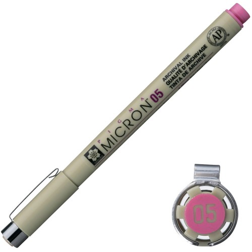 Cienkopis Pigma Micron Sakura 05 - 0,45 mm różowy
