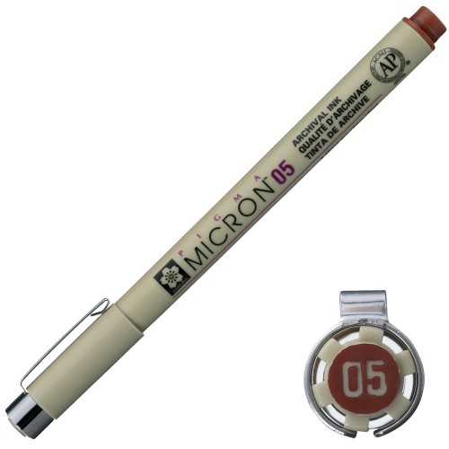Cienkopis Pigma Micron Sakura 05 - 0,45 mm brąz