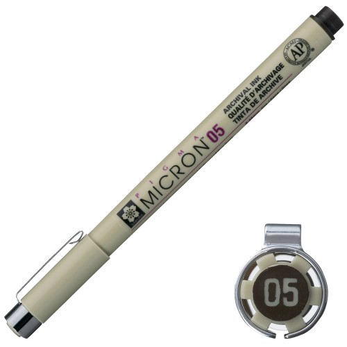 Cienkopis Pigma Micron Sakura 05 - 0,45 mm sepia