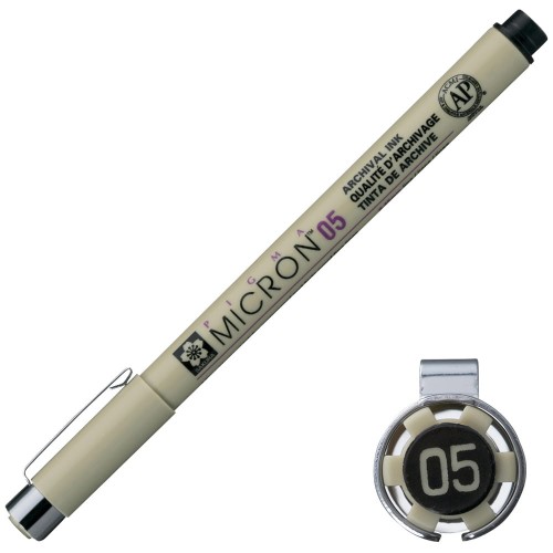Cienkopis Pigma Micron Sakura 05 - 0,45 mm czarny