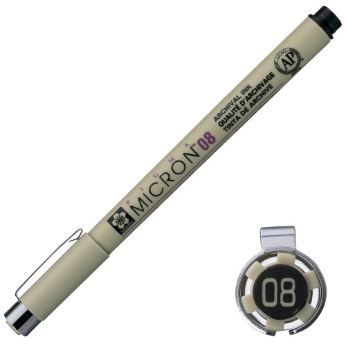 Cienkopis Pigma Micron Sakura 08 - 0,50 mm czarny
