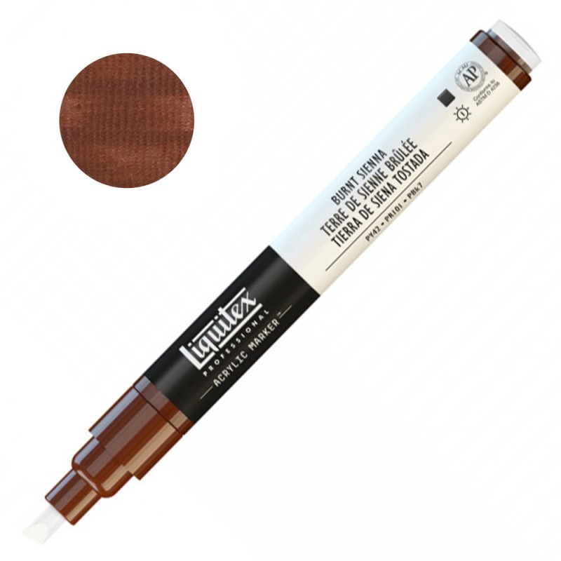 Liquitex Paint Marker 2 mm - 0127 Burnt sienna