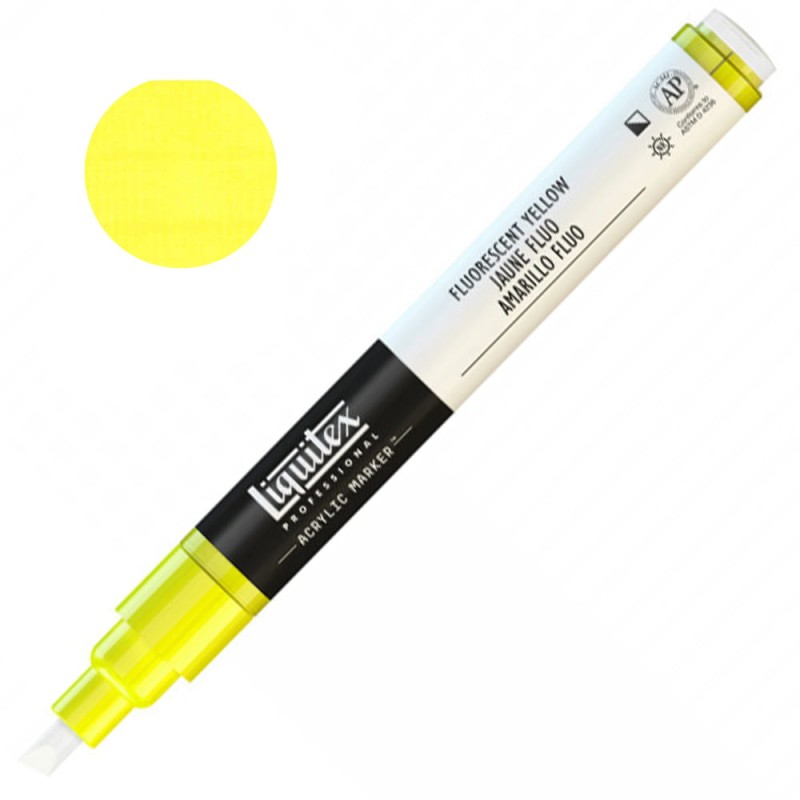 Pisak akrylowy Liquitex Paint Marker 2 mm - 0981 Fluoroscent yellow