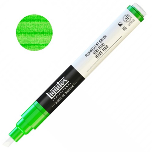 Pisak akrylowy Liquitex Paint Marker 2 mm - 0985 Fluorescent green